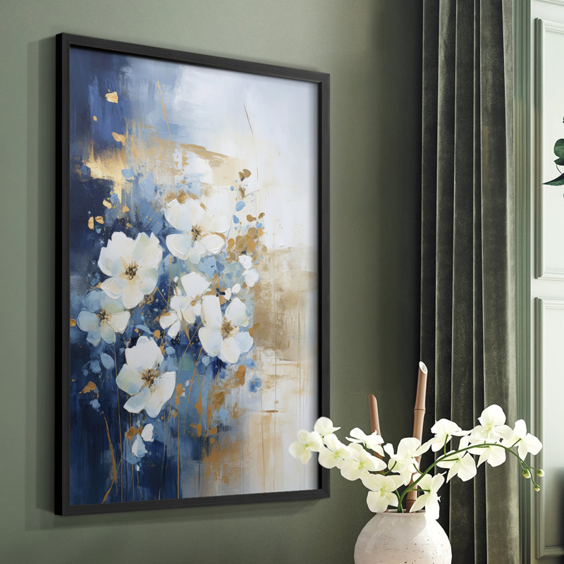 Winston Porter FLORAL Series CCLXXI -Premium Framed Print -Ready